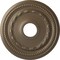 Ekena Millwork Federal Ceiling Medallion (Fits Canopies up to 8 1/2"), 15 3/8"OD x 3 5/8"ID x 1"P, Warm Silver CM15FEWSS - alternate 1